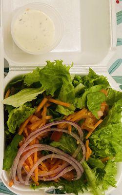 House Salad with Ranch Dressing