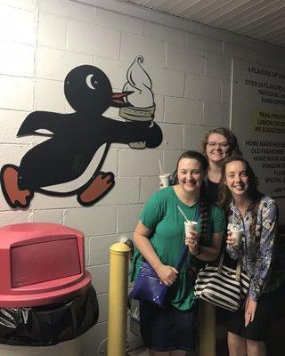 Make sure to take a picture with the penguin!