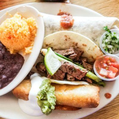 Carne Asada Taco plate