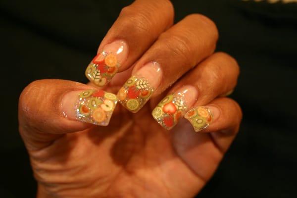 I love my fruity nails! I've gotten ton's of compliments... Thanks Yvonne!!