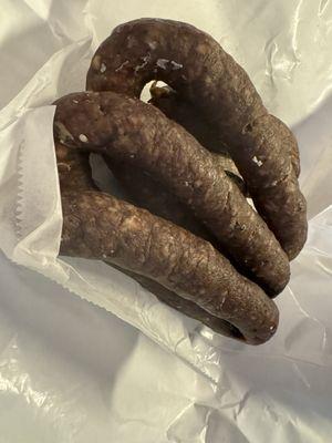 Store-made jalapeño sausage.