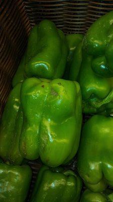 Green peppers!