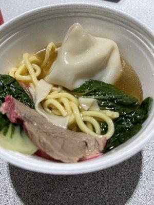 Wonton Soup with Noodles