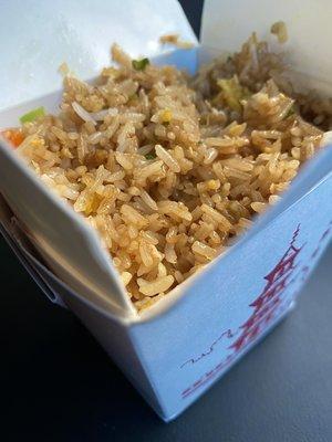 Chicken fried rice.