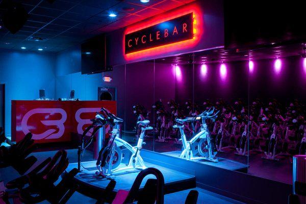 CycleStar podium within the CycleTheatre