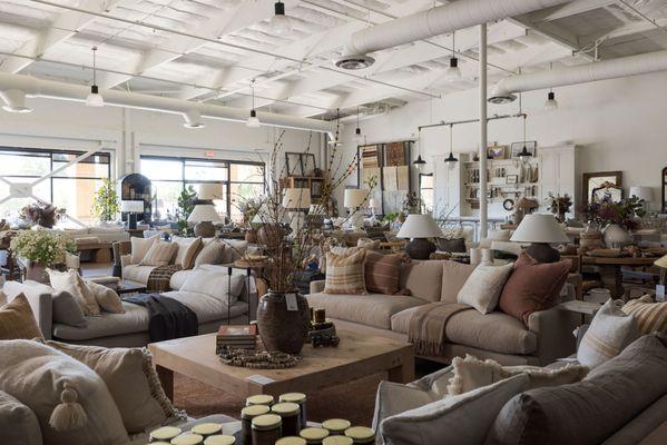 The Shop is a furniture and home store located in Granite Bay, featuring a globally sourced, curated collection of home furnishings.