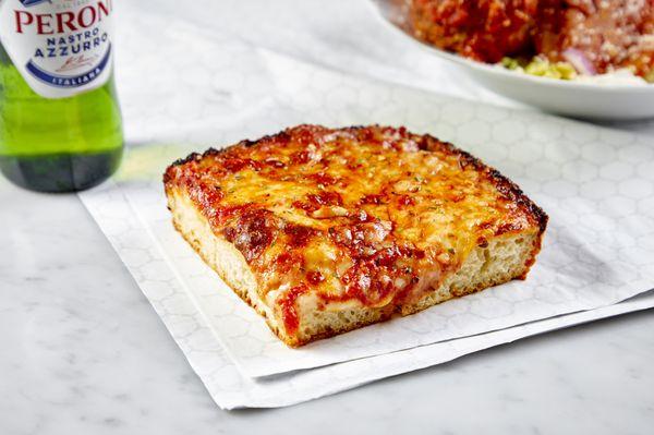 Sicilian Style Cheese Slice