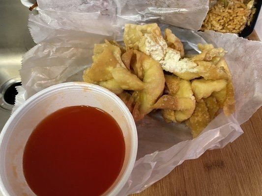 Crab Rangoons  Everything good about these!