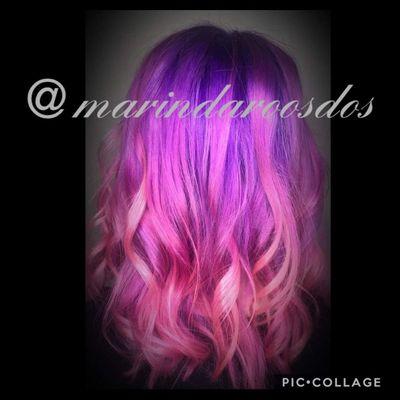 #waterfallhaircolor by Marinda #pulpriot #blondme #rawimagesalon