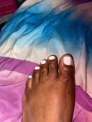 Feet Done In A Long Time Beautiful White