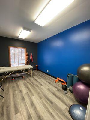 Physical therapy room