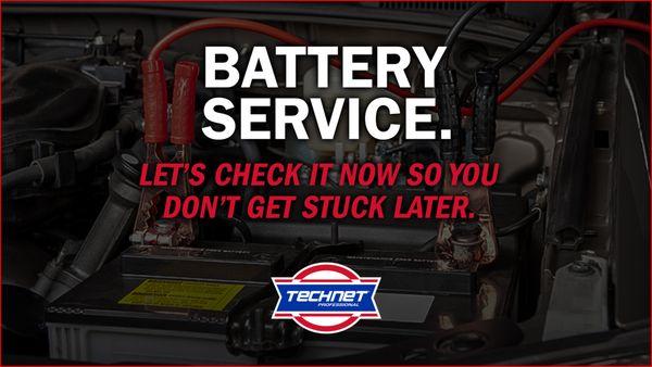 It's that time of year, don't let a weak battery leave you sit!  Call or schedule today  to have your battery checked !