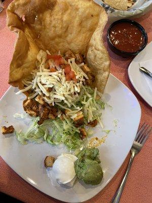 chicken fajita taco salad