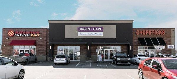 Ascension Saint Thomas Urgent Care - Clarksville, Sango center is located at 2224 Madison St., across from Lucille's Marketplace