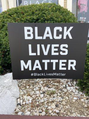 Black Lives Matter Sign