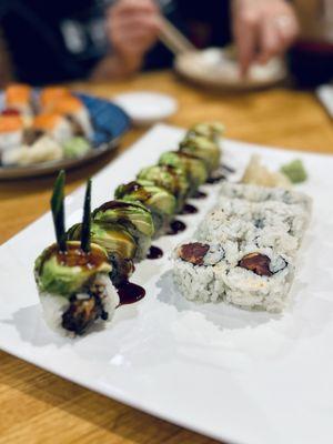 Caterpillar Roll with Spicy Tuna