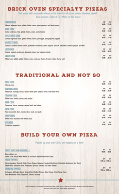 Page 2 of our CURRENT Menu as of May 18th 2020