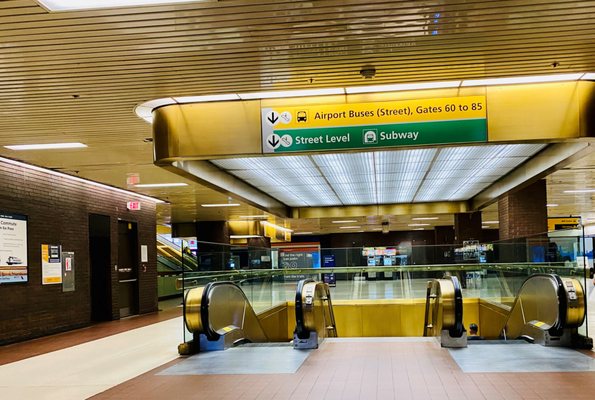 inside Port Authority Bus Terminal