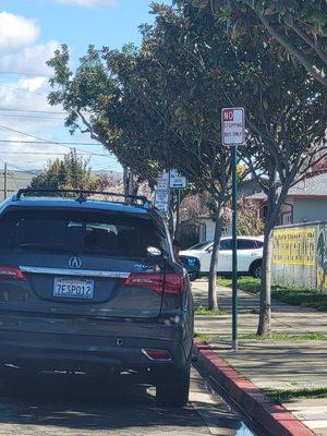 Are people really this stupid? They don't know what a red painted curb is? It clearly says No Stopping Bus Only on the pole