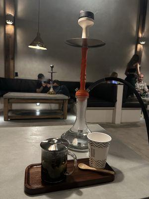 Hookah and amazing pineapple tea!