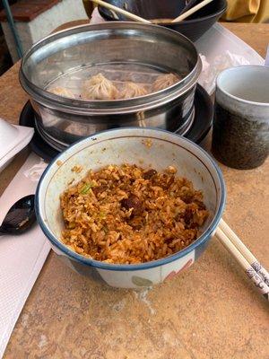 Spicy pork fried rice