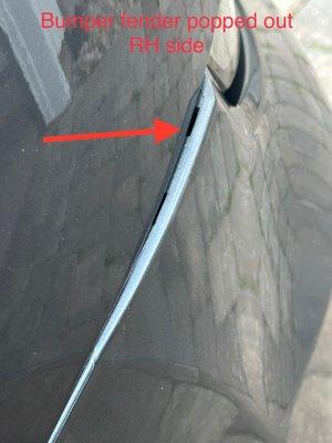 Vehicle fender RH side