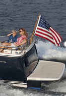 Classic design.  Family time on the water.