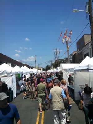 Lots of people and vendors