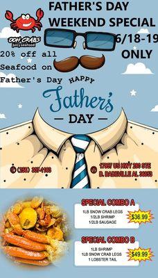 Father's Day Weekend Special