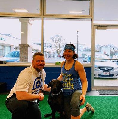 We love all of our 4 legged friends here at Lift Positive Fitness in Beverly, MA.