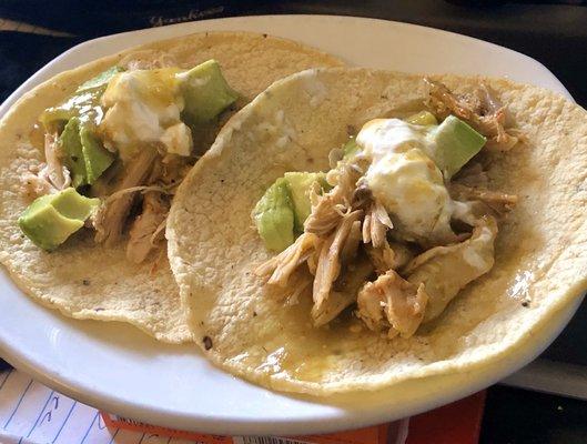 Shelter In Place Chicken Tacos with La Finca Tortillas.