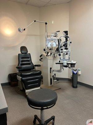 Ophthalmology exam chair