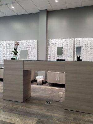 Inside of Sterling optical new location.