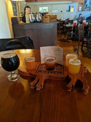 My Gunners Daughter Milk Stout and a flight