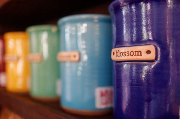 Blossom Cafe Adorable mugs for in house beverages