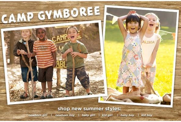 Camp Gymboree ad featuring Global One client Zoe