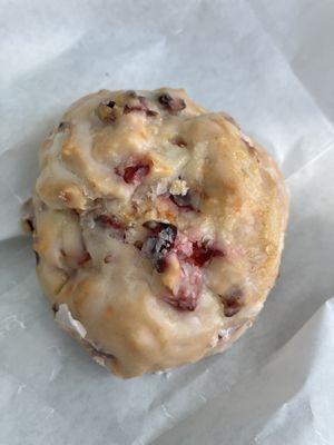 Cranberry and orange scone