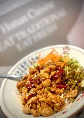 Kungfu Chicken Rice Noodles!! Be careful it knows kungfu!! Lol