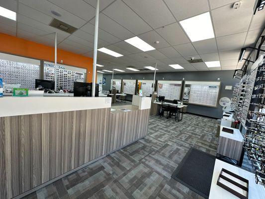 Store Interior at Stanton Optical Store Waxahachie TX 75165