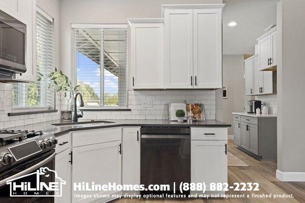 HiLine Homes of Yakima Model Home Plan 2248 Kitchen.