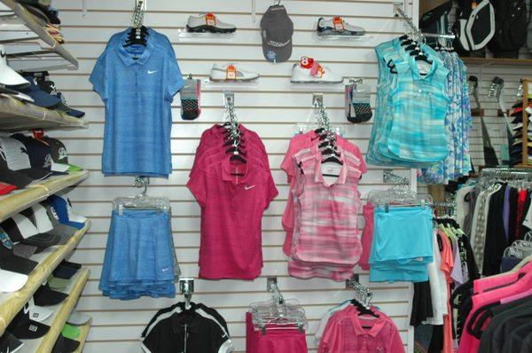 Girl's Size Golf Apparel, Golf Shoes, Gloves and Hats/Visors.