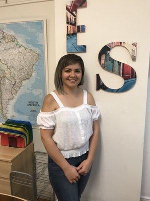 Our great teacher Maritza from México