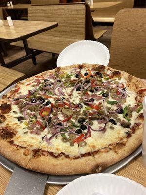 18" Deluxe Pizza (minus pepperoni)