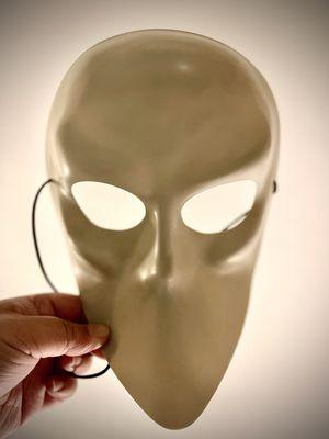 The mask they give you to wear the entire time to differentiate the audience from staff & actors. You get to keep it.