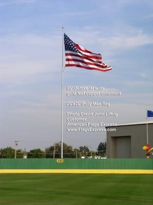 Flagpoles from 6 ft. to 250 ft. constructed of aluminum, steel or fiberglass.