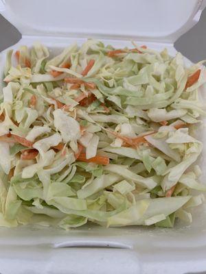 Coleslaw - was dry and awful