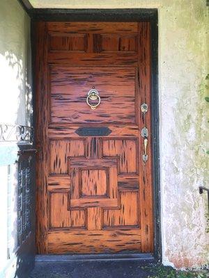 Restoration was amazing! Awesome job. Thank you Coastal Door Refinishing.