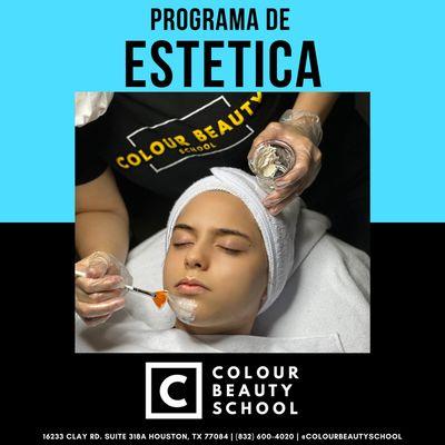 Esthetician Program.