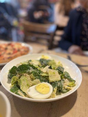 Baby Kale and Romaine Caesar Salad