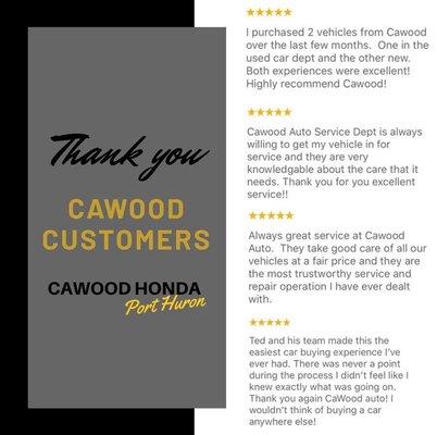 Thank you, Cawood customers!